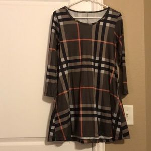 Plaid dress